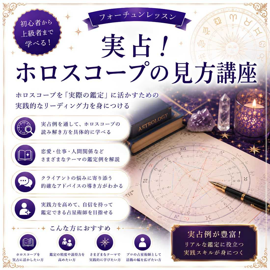 実占！ホロスコープの見方講座